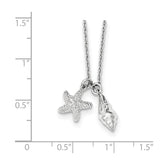 Sophia Jewelers Sterling Silver Diamond Pendant Necklace Gift Ready